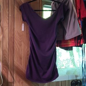 Express shirred t-shirt